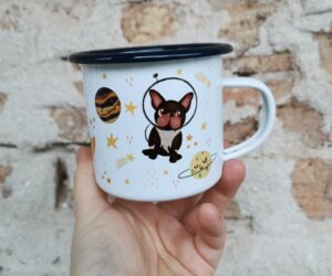 Vesmírní budločci tmavě modrý plecháček