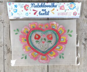 Folk srdce nažehlovačka